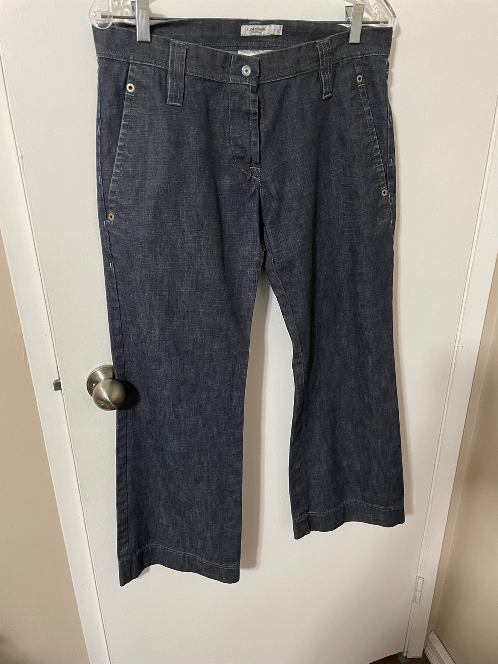 J. Lindeberg Wide-Leg Crop Jeans Size 31